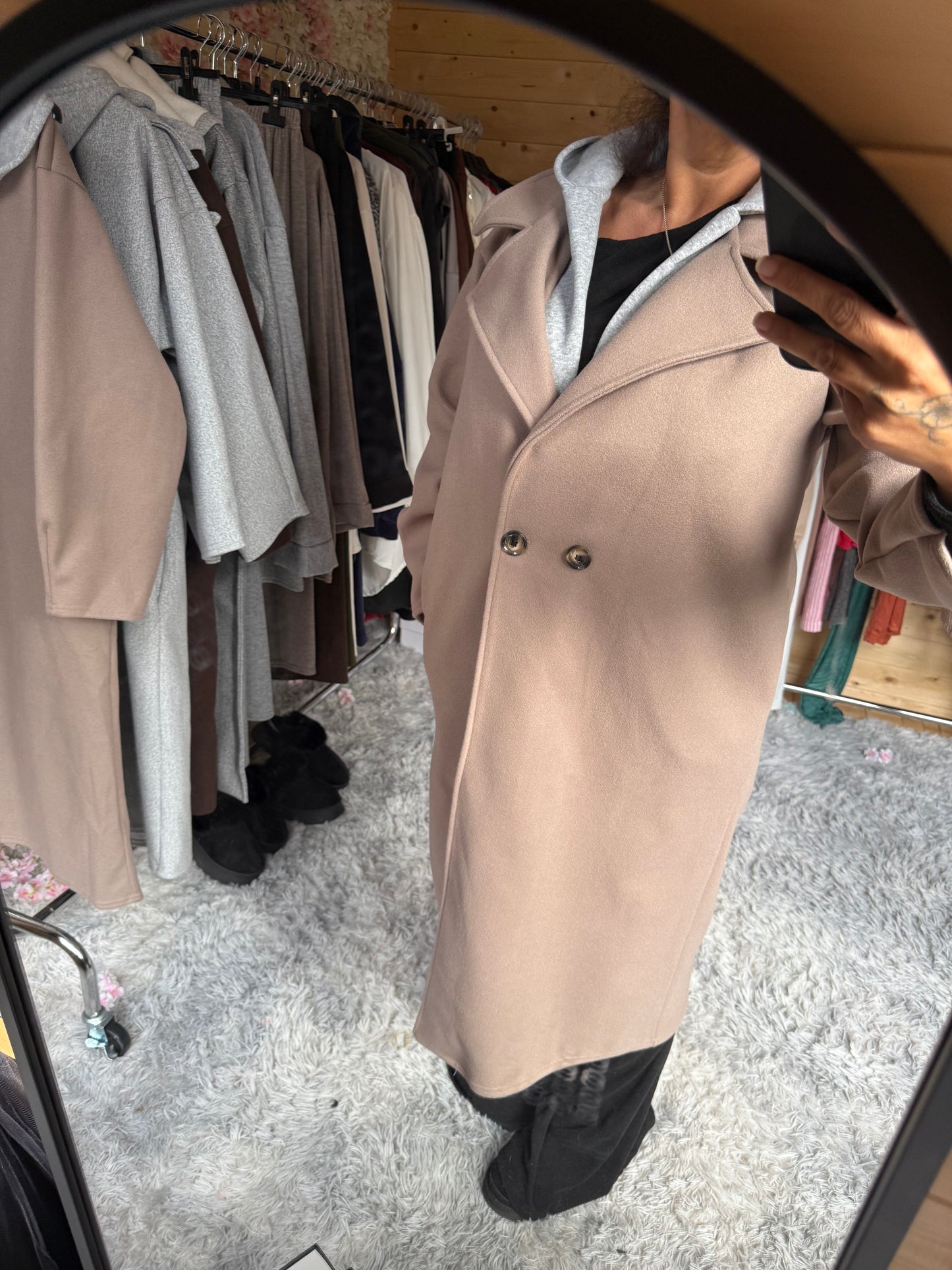 Demi dems hoodie coat