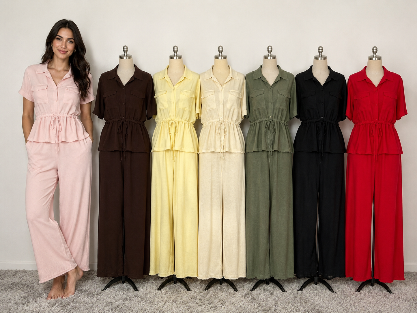Long top with trousers
