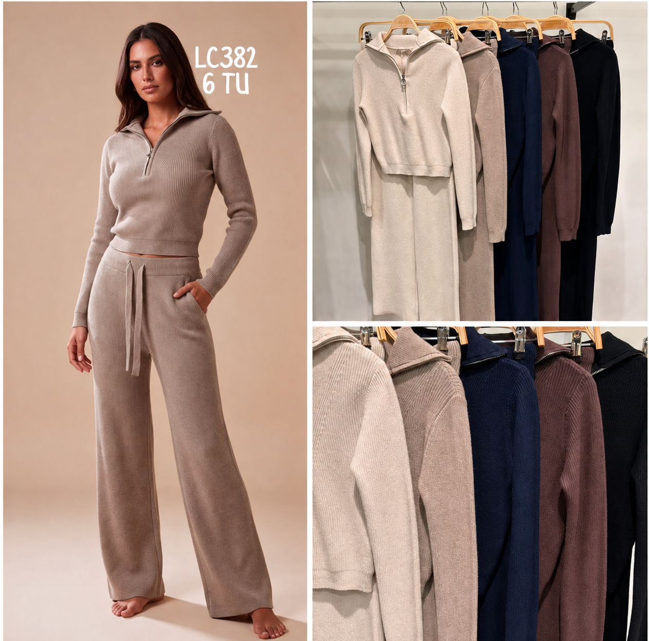 Cropped lounge set