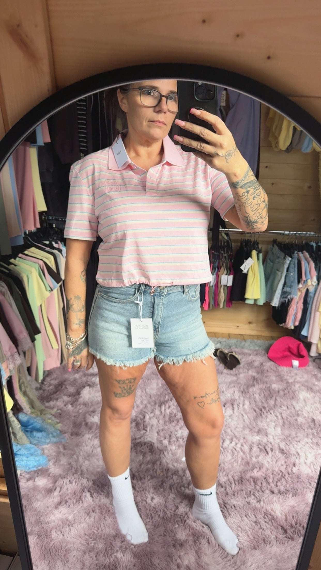 Jodies Jean shorts silver