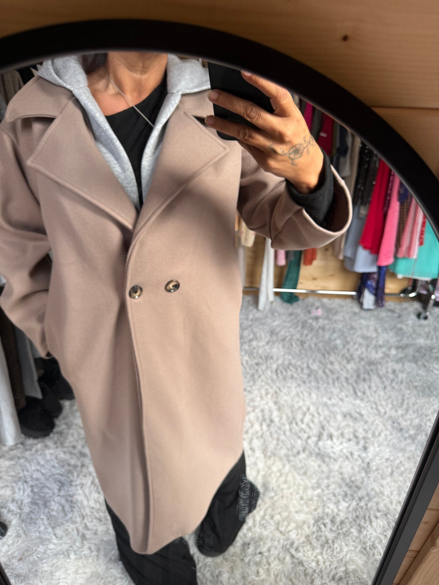 Demi dems hoodie coat