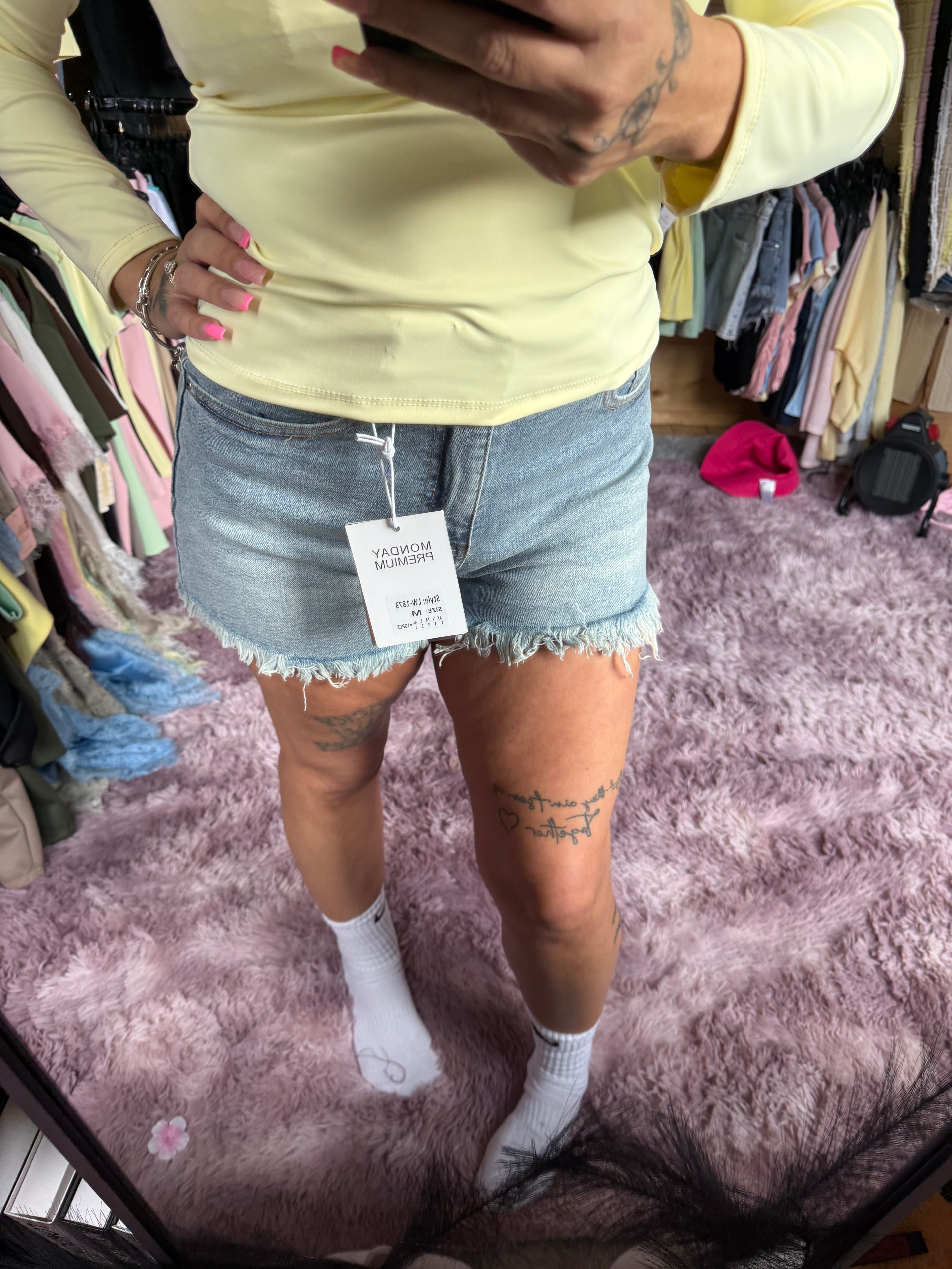 Jodies Jean shorts silver
