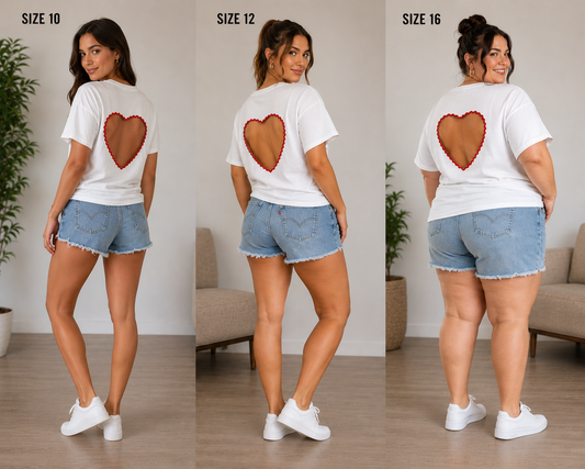 Love heart tshirt